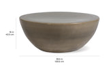 Bowness Coffee Table - Charcoal Grey Outdoor Coffee Table Outdoor Coffee Tables LOOMLAN By Seasonal Living