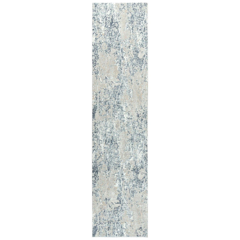 Boyo Abstract Gray Kitchen Hallway Runner Rug Area Rugs LOOMLAN By LOOMLAN