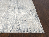 Boyo Abstract Gray Kitchen Hallway Runner Rug Area Rugs LOOMLAN By LOOMLAN