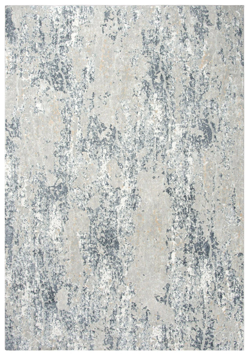 Boyo Abstract Gray Kitchen Hallway Runner Rug Area Rugs LOOMLAN By LOOMLAN