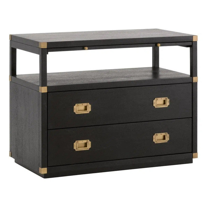 Bradley 2-Drawer Nightstand Solid Wood Nightstands LOOMLAN By Essentials For Living