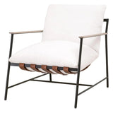 Brando Club Chair White LiveSmart Performance Down & Feather Accent Chairs LOOMLAN By Essentials For Living