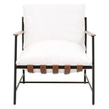 Brando Club Chair White LiveSmart Performance Down & Feather Accent Chairs LOOMLAN By Essentials For Living