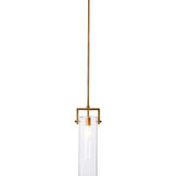 Brass and Glass Over Island Lighting Cambrai Pendant Small Pendants LOOMLAN By Jamie Young