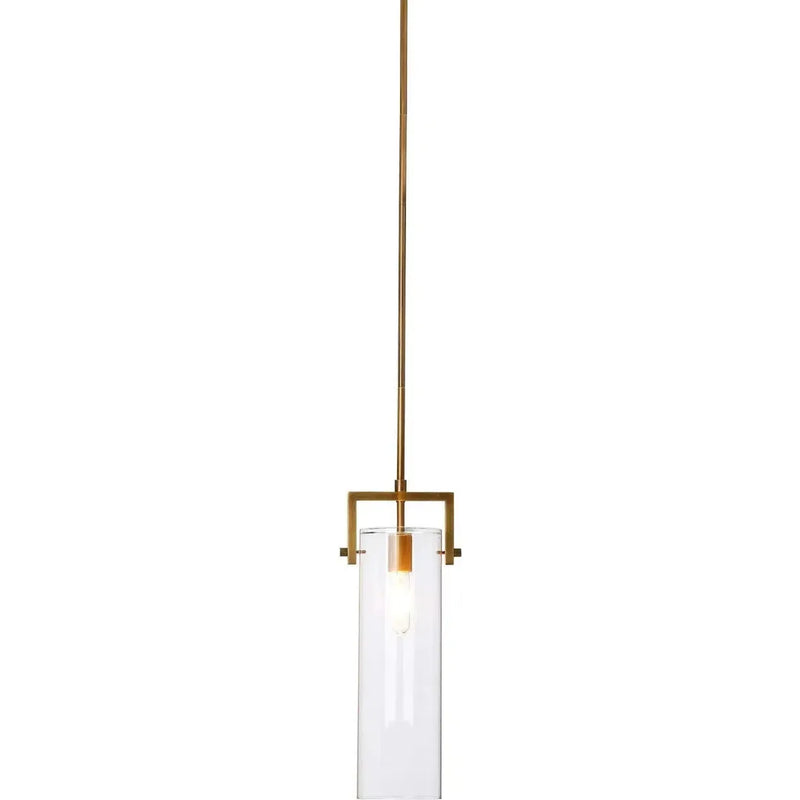 Brass and Glass Over Island Lighting Cambrai Pendant Small Pendants LOOMLAN By Jamie Young