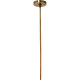 Brass and Glass Over Island Lighting Cambrai Pendant Small Pendants LOOMLAN By Jamie Young