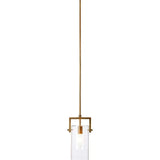 Brass and Glass Over Island Lighting Cambrai Pendant Small Pendants LOOMLAN By Jamie Young