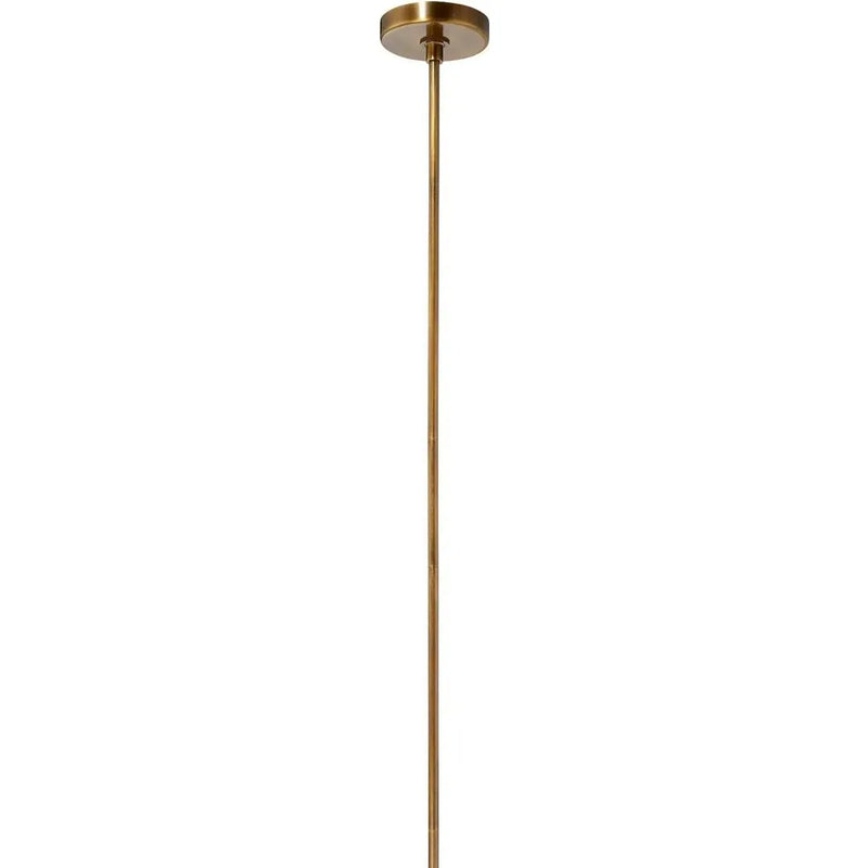 Brass and Glass Over Island Lighting Cambrai Pendant Small Pendants LOOMLAN By Jamie Young