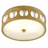 Brass Go-Go Flush Mount Flush Mounts LOOMLAN By Currey & Co