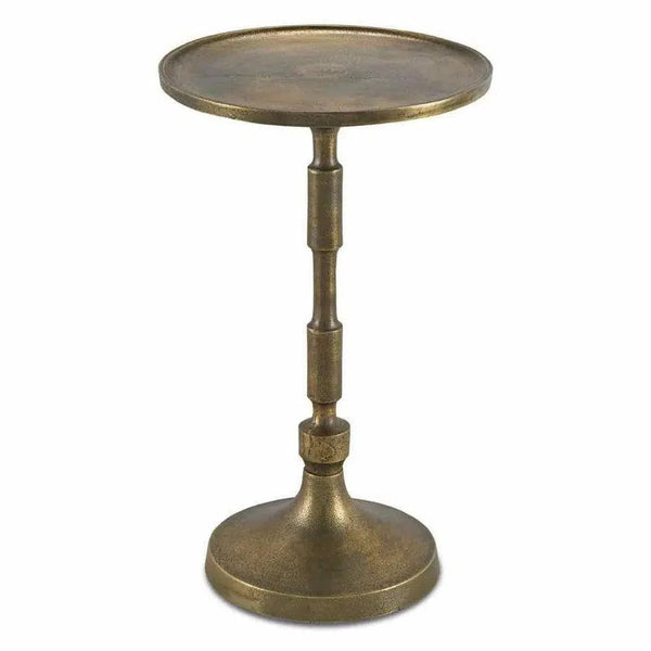 Brass Pascal Accent Table Side Tables LOOMLAN By Currey & Co