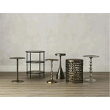 Brass Pascal Accent Table Side Tables LOOMLAN By Currey & Co