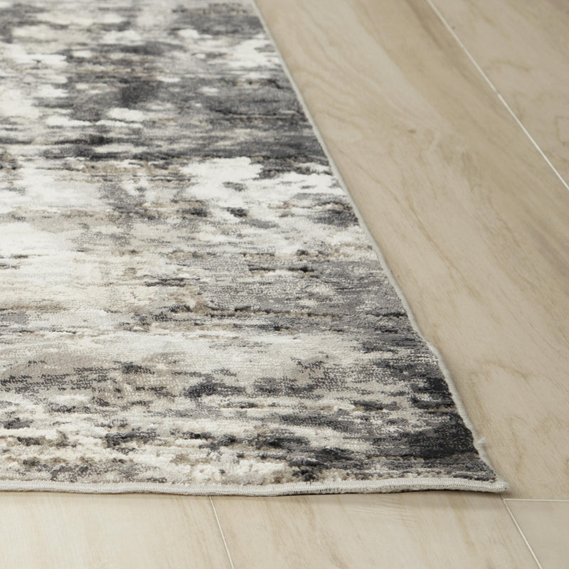 Brat Abstract Ivory Area Rugs For Living Room Area Rugs LOOMLAN By LOOMLAN
