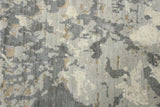 Brau Abstract Gray Large Area Rugs For Living Room Area Rugs LOOMLAN By LOOMLAN