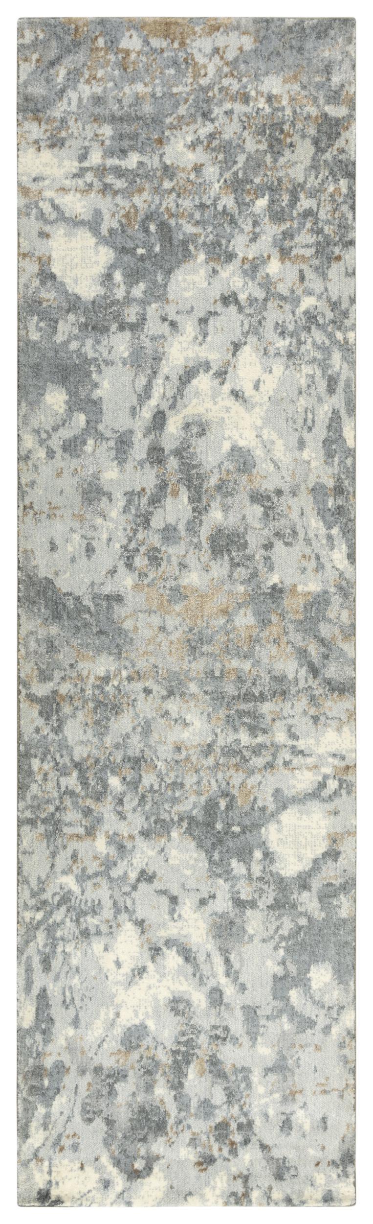 Brau Abstract Gray Large Area Rugs For Living Room Area Rugs LOOMLAN By LOOMLAN