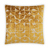 Bravura Gold Throw Pillow With Insert Throw Pillows LOOMLAN By D.V. Kap