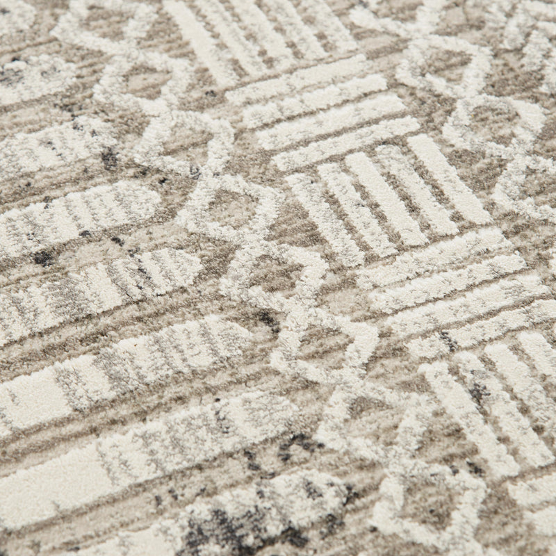 Braz Geometric Natural Area Rugs For Living Room Area Rugs LOOMLAN By LOOMLAN
