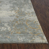 Brem Scroll Gray Large Area Rugs For Living Room Area Rugs LOOMLAN By LOOMLAN