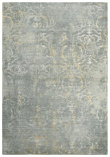 Brem Scroll Gray Large Area Rugs For Living Room Area Rugs LOOMLAN By LOOMLAN