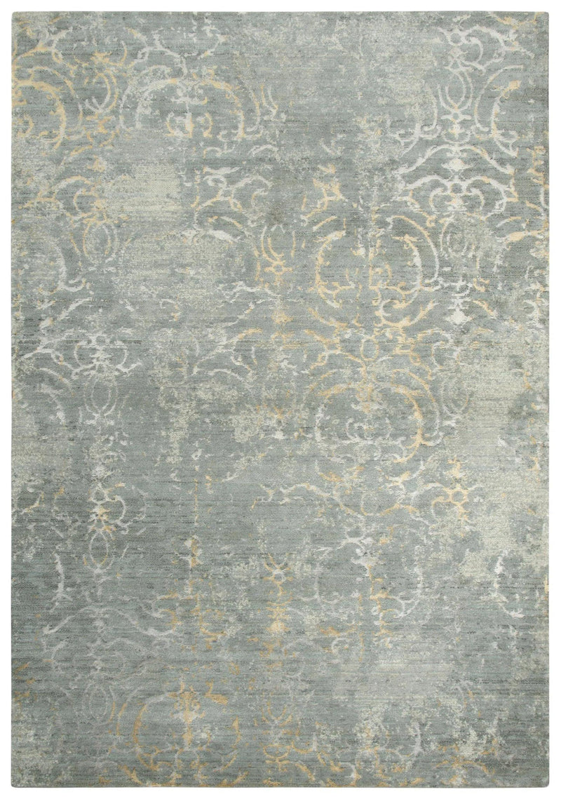 Brem Scroll Gray Large Area Rugs For Living Room Area Rugs LOOMLAN By LOOMLAN