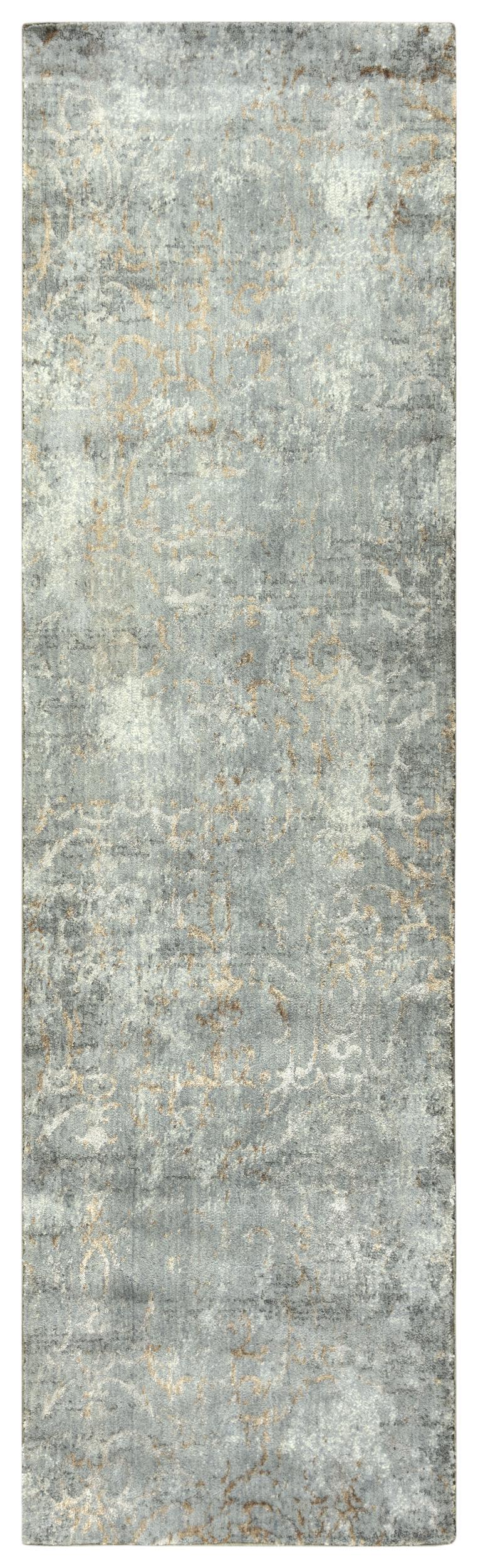 Brem Scroll Gray Large Area Rugs For Living Room Area Rugs LOOMLAN By LOOMLAN