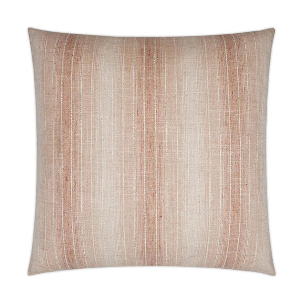 Brentwood Blush Brown Throw Pillow With Insert Throw Pillows LOOMLAN By D.V. Kap