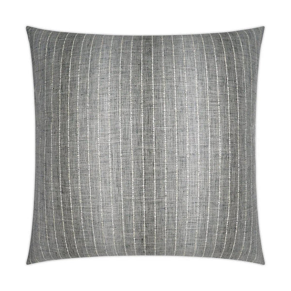Brentwood Meteorite Stripes Grey Large Throw Pillow With Insert Throw Pillows LOOMLAN By D.V. Kap