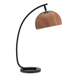 Brentwood Table Lamp Brown & Black Table Lamps LOOMLAN By Zuo Modern