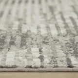 Bret Abstract Gray Area Rugs For Living Room Area Rugs LOOMLAN By LOOMLAN