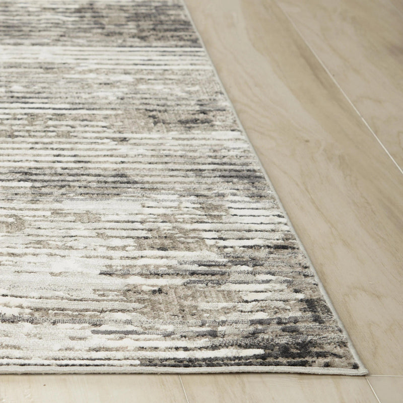 Bret Abstract Gray Area Rugs For Living Room Area Rugs LOOMLAN By LOOMLAN