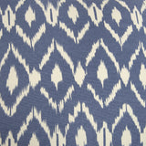 Brian Ikat Daimond Blue Throw Pillow With Down Insert Throw Pillows LOOMLAN By LOOMLAN