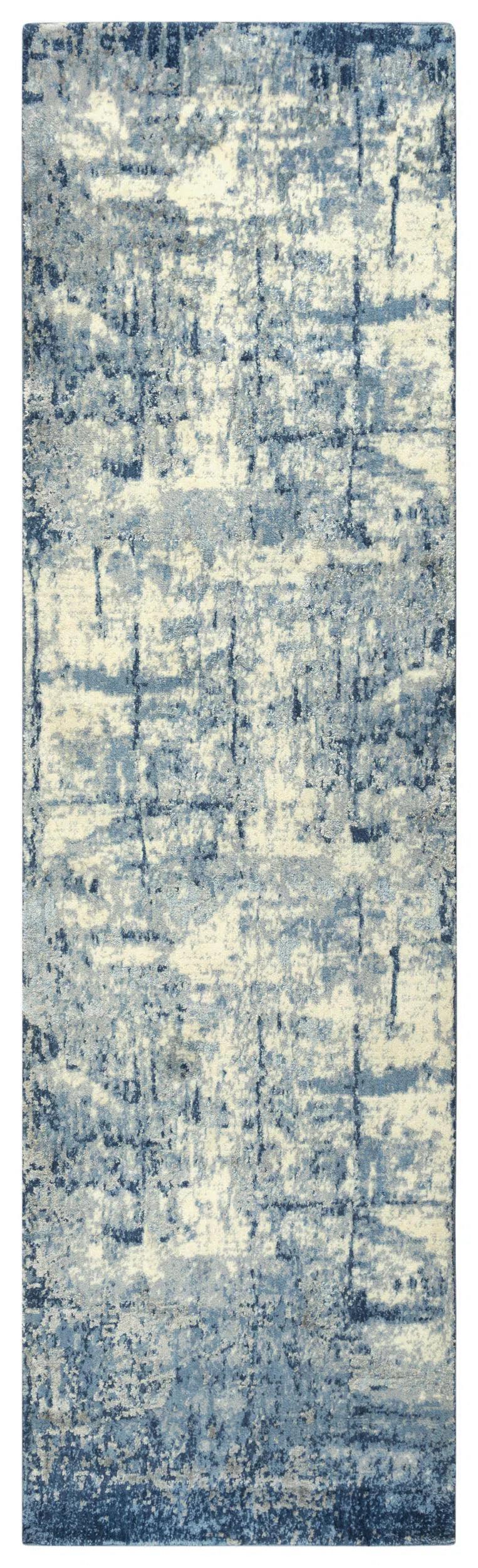 Bric Abstract Blue Large Area Rugs For Living Room Area Rugs LOOMLAN By LOOMLAN