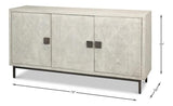 Bricka Three Door Sideboard Buffet for Dining Room Sideboards LOOMLAN By Sarreid