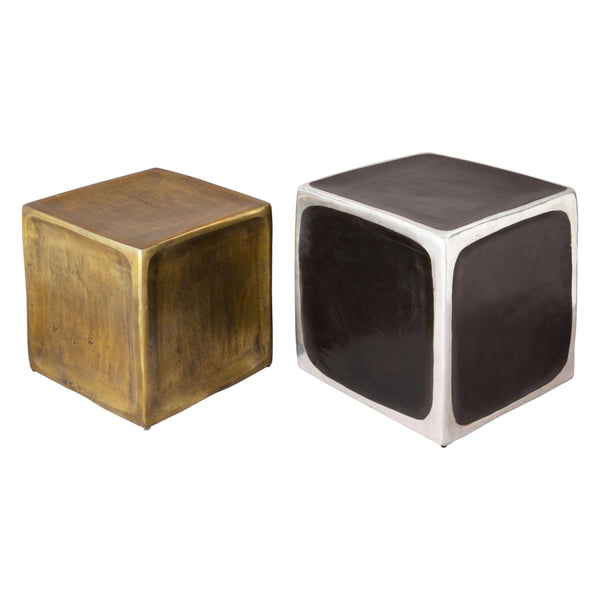 Brics Multicolor Side Table Set (2-Piece) Side Tables LOOMLAN By Zuo Modern