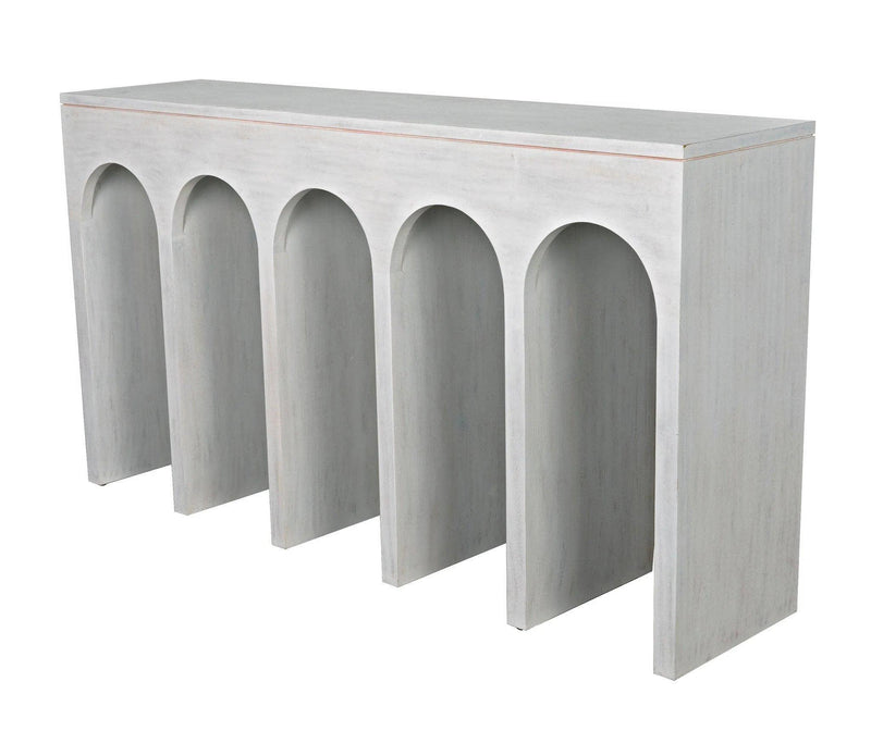 Bridge Console, White Wash Console Tables LOOMLAN By Noir