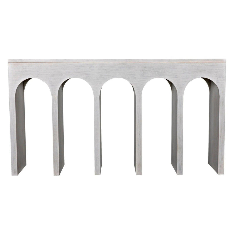 Bridge Console, White Wash Console Tables LOOMLAN By Noir