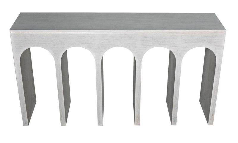 Bridge Console, White Wash Console Tables LOOMLAN By Noir