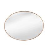 Brigitte Metal Gold Wall Mirror Wall Mirrors LOOMLAN By Bassett Mirror