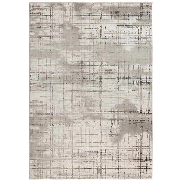 Bril Abstract Ivory Area Rugs For Living Room Area Rugs LOOMLAN By LOOMLAN