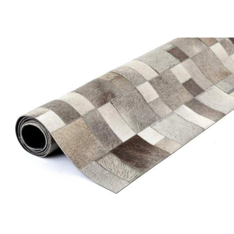 Brilliant Grey Cowhide Area Rug By Linie Design Area Rugs LOOMLAN By Linie Design