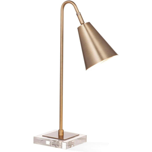 Brillion Resin Gold Task Lamp Table Lamps LOOMLAN By Bassett Mirror