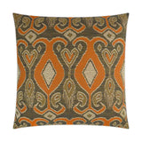 Bristol Orange Throw Pillow With Insert Throw Pillows LOOMLAN By D.V. Kap