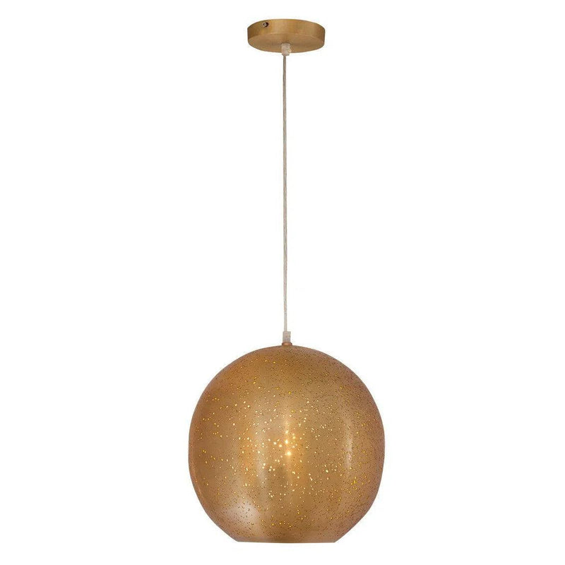 Britton Metal Gold Pendant Pendants LOOMLAN By Bassett Mirror