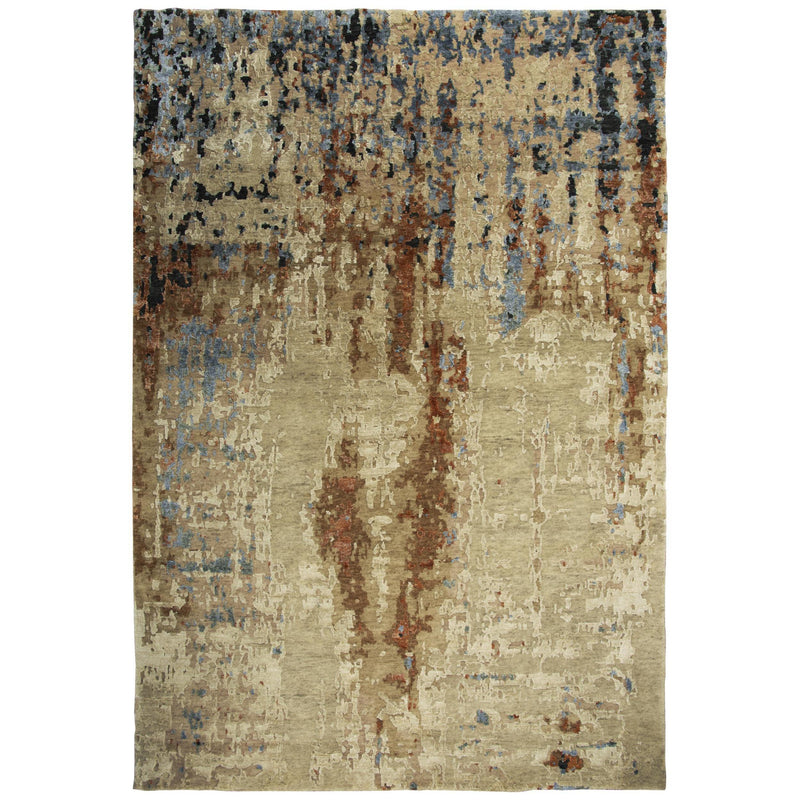 Brix Abstract Beige Large Area Rugs For Living Room Area Rugs LOOMLAN By LOOMLAN