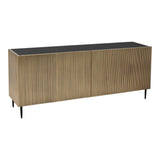 Brogan Wood and Iron Sideboard Sideboards LOOMLAN By Moe's Home