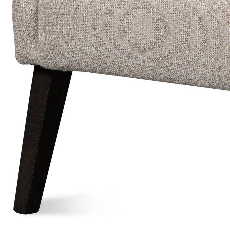 Bronson Accent Tub Chair In Beige Performance Fabric Accent Chairs LOOMLAN By Sarreid