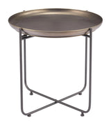 Bronson Side Table Bronze Side Tables LOOMLAN By Zuo Modern