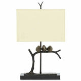 Bronze Black Sparrow Table Lamp Table Lamps LOOMLAN By Currey & Co