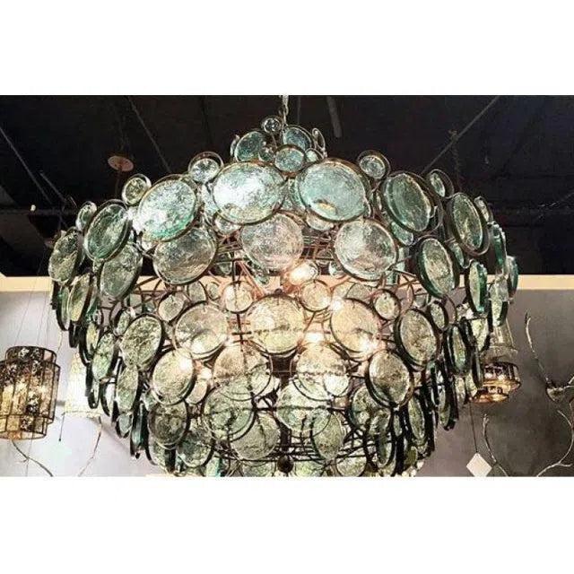 Bronze Galahad Small Chandelier Chandeliers LOOMLAN By Currey & Co