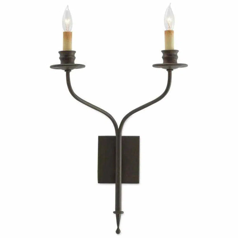 Bronze Gold Highlight Wall Sconce Wall Sconces LOOMLAN By Currey & Co