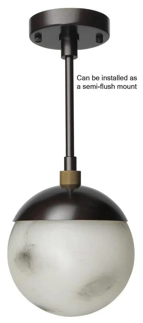 Bronze Metro Dome Shade Pendant Light Over Island Pendants LOOMLAN By Jamie Young